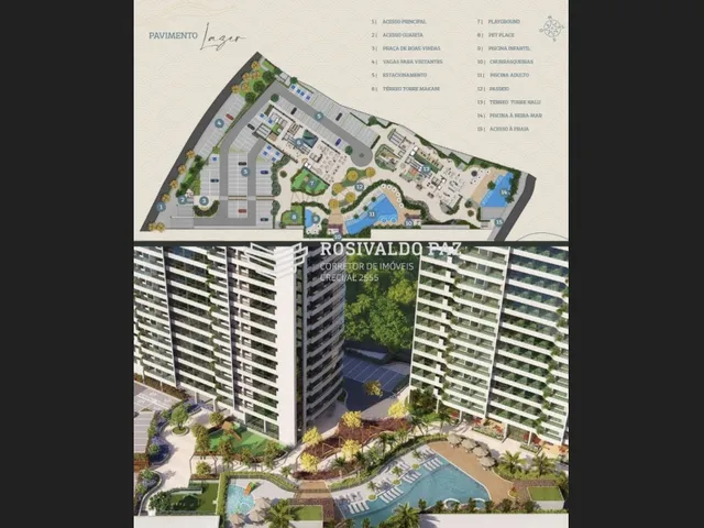 Imagem 3: Edifício Lanai Beach Jacarecica, Apartamento 2 e 3 Quartos, Beira Mar