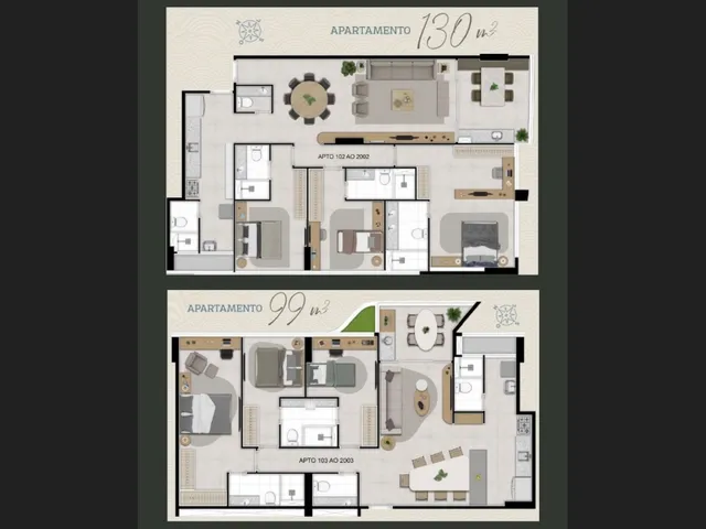 Imagem 5: Edifício Lanai Beach Jacarecica, Apartamento 2 e 3 Quartos, Beira Mar