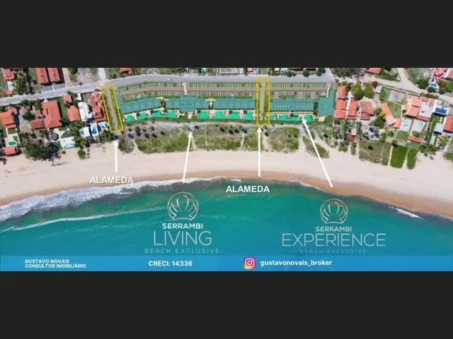 Imagem 6: Pouquíssimas Unidades a Beira Mar de Serrambi, 1Qt C/ Varanda e 100% Nascente