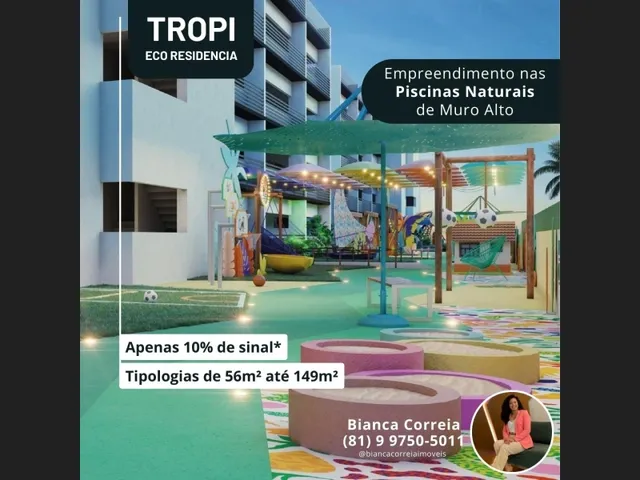 Imagem 2: Flats com 2 e 3 Quartos | no Melhor Trecho de Mar de Muro Alto