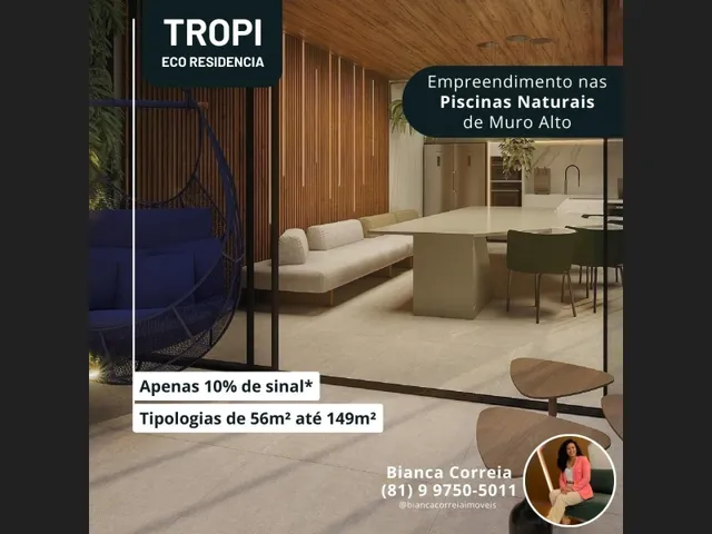 Imagem 9: Flats com 2 e 3 Quartos | no Melhor Trecho de Mar de Muro Alto