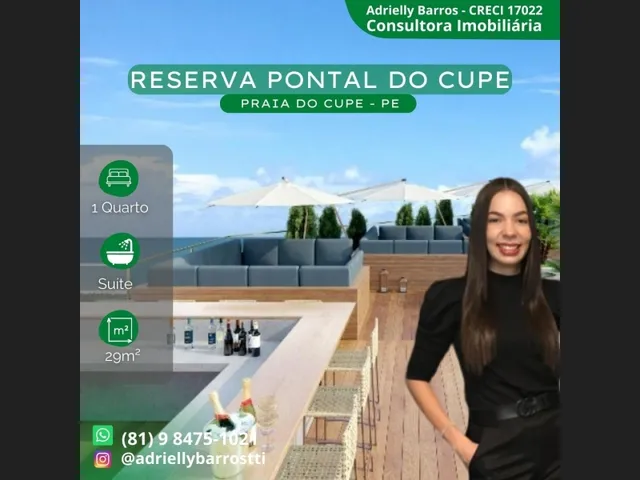 Imagem: O apartamento possui 1 Dormitório, 1 Suíte, 1 Banheiro, 1