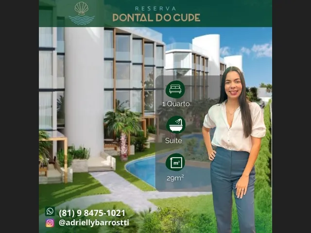 Imagem: O apartamento possui 1 Dormitório, 1 Suíte, 1 Banheiro, 1