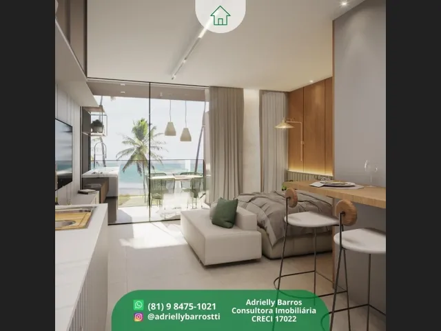 Imagem 6: Apartamento com 1, 2 e 3 Quartos À Beira-Mar de Muro Alto