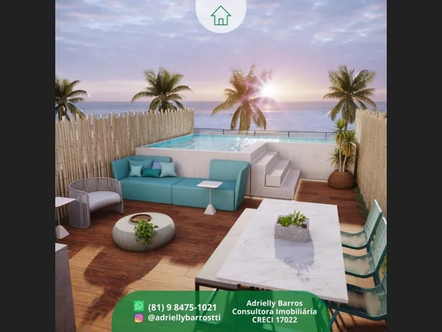 Imagem 2: Apartamento com 1, 2 e 3 Quartos À Beira-Mar de Muro Alto