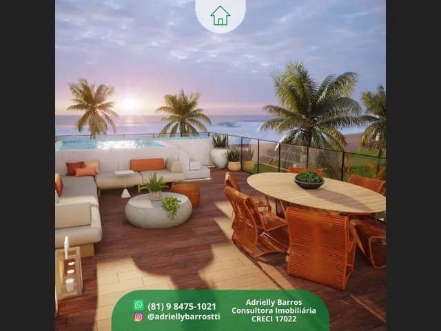 Imagem 16: Apartamento com 1, 2 e 3 Quartos À Beira-Mar de Muro Alto