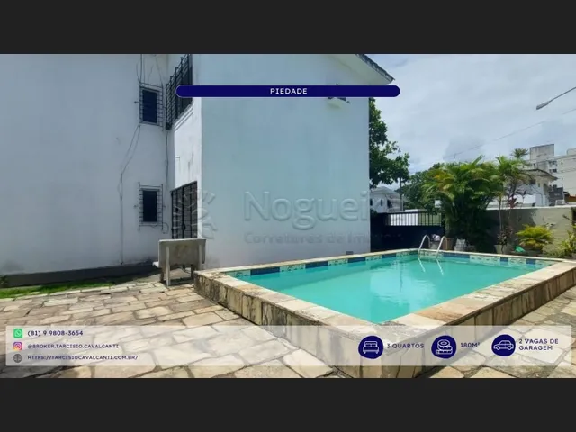 Imagem 11: Casa Solta com 3 Quartos e Piscina em Piedade!
