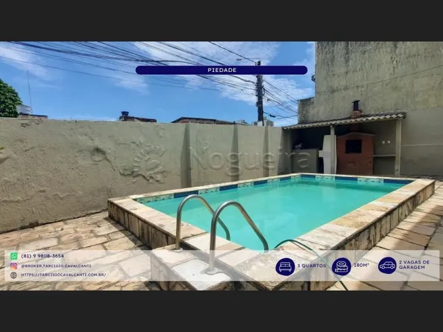 Imagem 4: Casa Solta com 3 Quartos e Piscina em Piedade!
