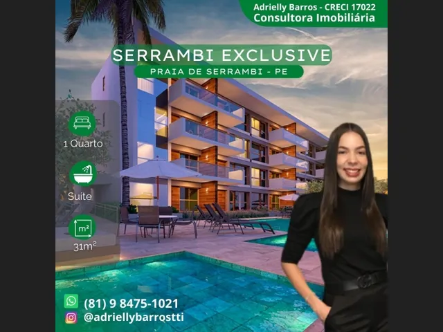 Imagem: O apartamento possui 1 Dormitório, 1 Suíte, 1 Banheiro, 1