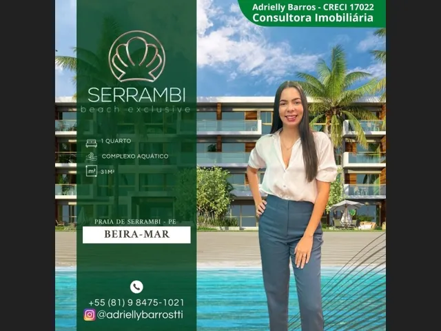 Imagem: O apartamento possui 1 Dormitório, 1 Suíte, 1 Banheiro, 1