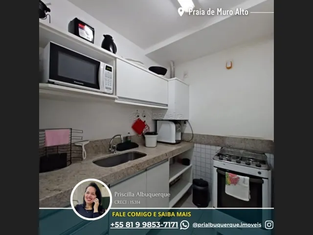 Imagem 2: Ref 3208 para Venda Possui 63 Metros Quadrados com 2 Quartos em Muro Alto - Ipojuca - Pe