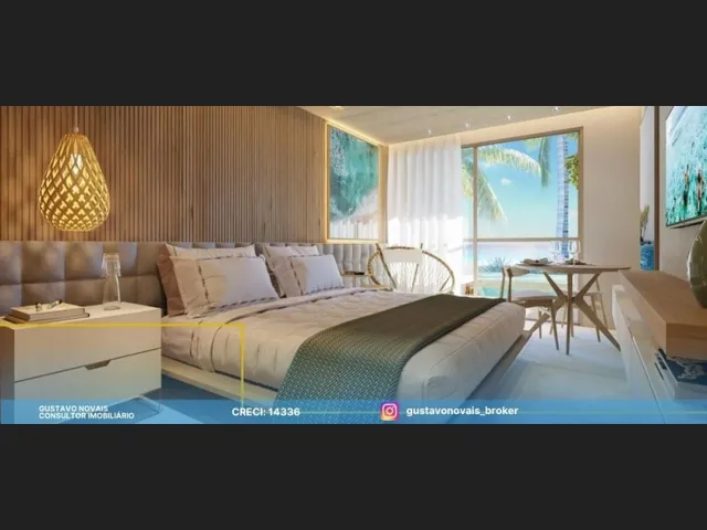 Imagem 8: Pouquíssimas Unidades a Beira Mar de Serrambi, 1Qt C/ Varanda e 100% Nascente