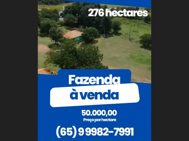 Imagem: A fazenda possui 2 Dormitórios e está localizado em