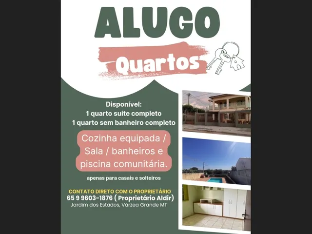 Imagem: Quartos para Locação Jd dos Estados Vg