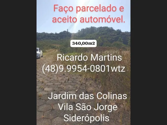 Imagem: Terreno a Venda em Siderópolis