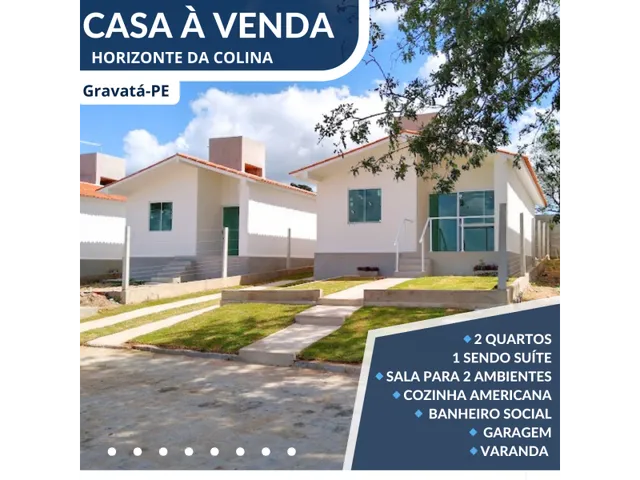 Imagem: Casa À Venda na Planta em Gravatá-Pe