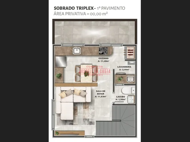 Imagem 11: Sobrado 3 Dormitorios com Pátio Desvio Rizzo Entrada Individual