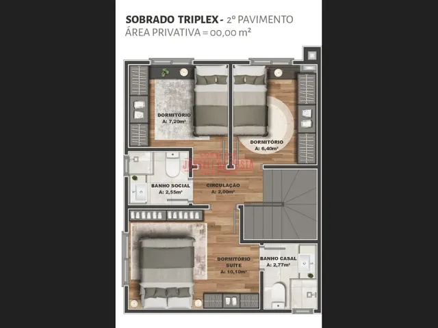 Imagem 9: Sobrado 3 Dormitorios com Pátio Desvio Rizzo Entrada Individual