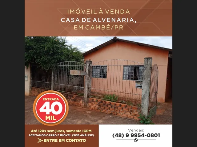 Imagem: Casa a Venda Paraná Cambé