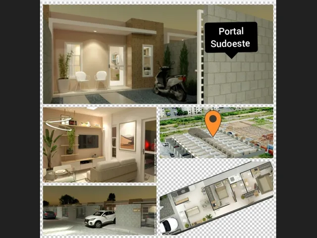 Imagem: Vende-Se Casa no Portal Sudoeste, em Campina