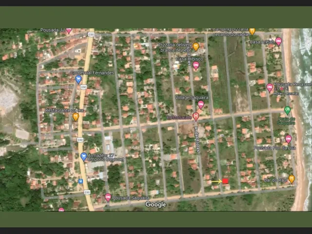 Imagem 1: Terreno a 150 Metros da Praia de Saquaira