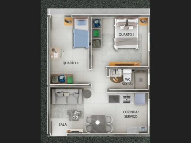 Imagem 13: Vende-Se Apartamento no Portal Sudoeste, Residencial Capri e Nápoles