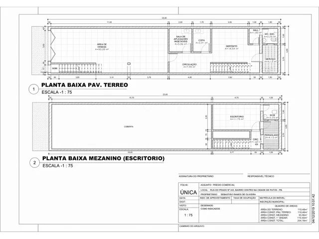 Imagem 2: Prédio Comercial - Rua do Prado, 445 - Patos - Pb Preço R$ 4.500,00