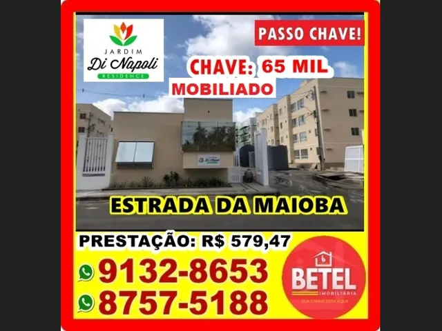 Imagem: Passo Chave de Apartamento Mobiliado no