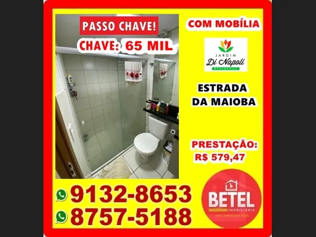 Imagem 15: Passo Chave de Apartamento Mobiliado no Condomínio Di Napoli (Próximo Ao Cohatrac