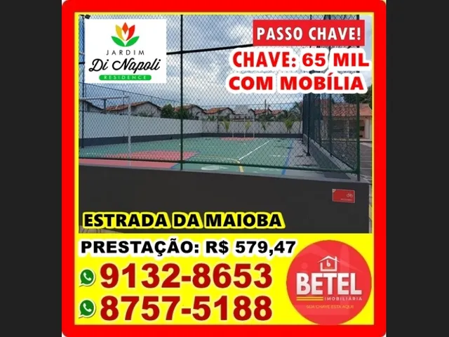 Imagem 10: Passo Chave de Apartamento Mobiliado no Condomínio Di Napoli (Próximo Ao Cohatrac