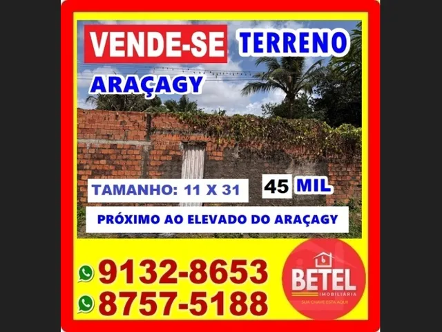 Imagem 2: Vendo Terreno Próximo Ao Elevado do Araçagy