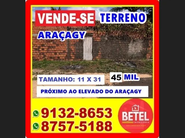 Imagem 3: Vendo Terreno Próximo Ao Elevado do Araçagy