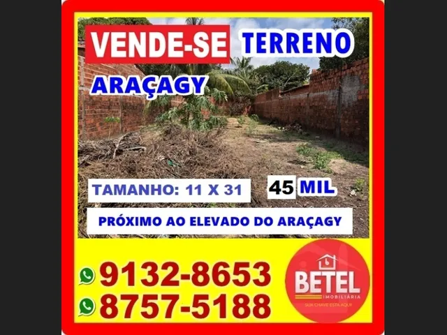 Imagem 4: Vendo Terreno Próximo Ao Elevado do Araçagy