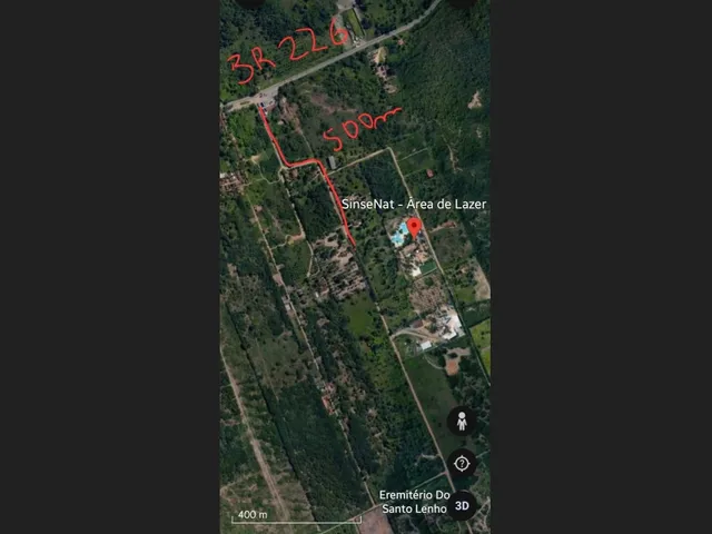 Imagem: Terreno 10.600M Entre as Br 226 e Br 304