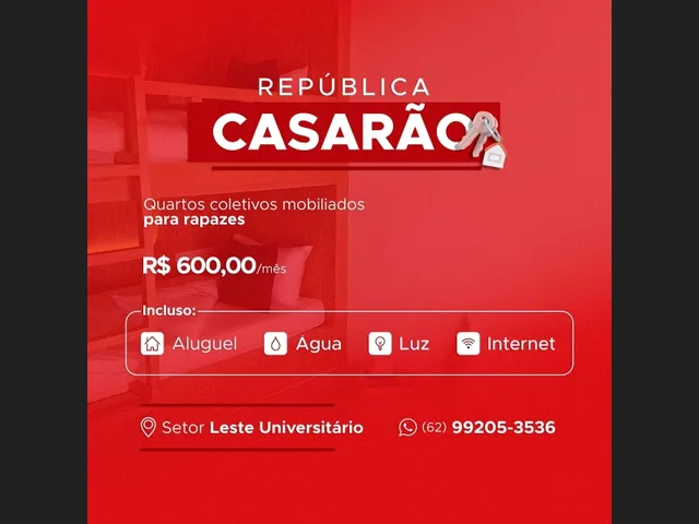 Imagem: República Estudantil em Goiânia