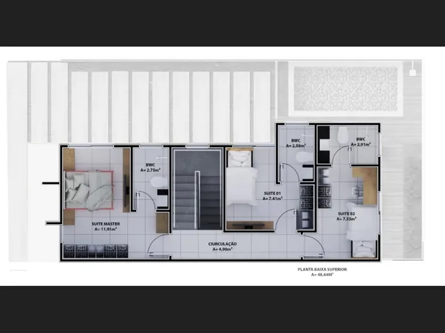 Imagem 7: Vila Parati - Casa com 03 Suítes