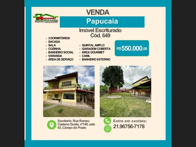 Imagem: Casa no Condomínio Vale dos Ypês - Papucaia