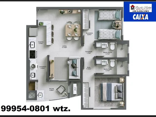 Imagem 7: Apartamento a Venda no Centro de Içara Pianezze