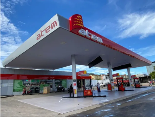Imagem: Posto de Gasolina (Novo) Bandeira Branca