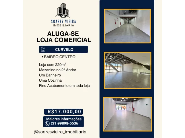 Imagem: Loja Comercial para Aluguel no Centro de