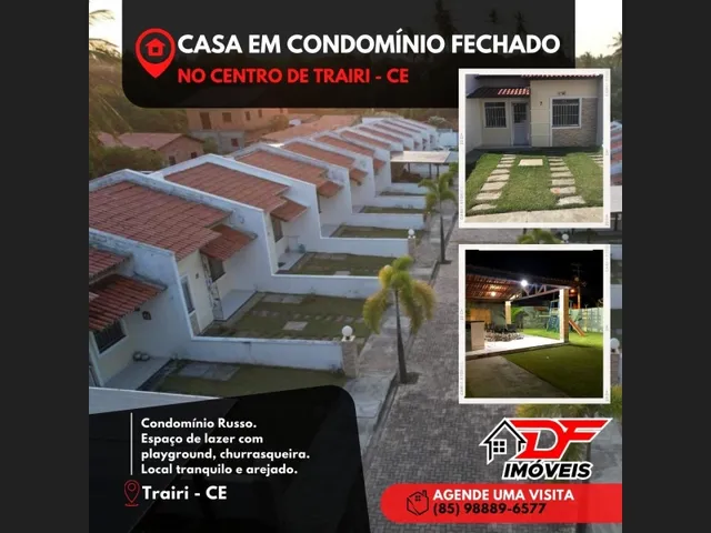 Imagem: Alugo Casas em Condomínio no Trairi! Disponível!