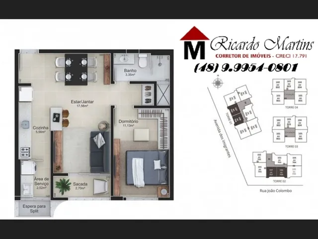 Imagem 14: Pavia Rio Maina Criciúma Apartamento a Venda