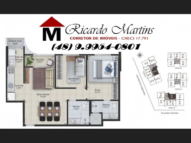 Imagem 9: Pavia Rio Maina Criciúma Apartamento a Venda