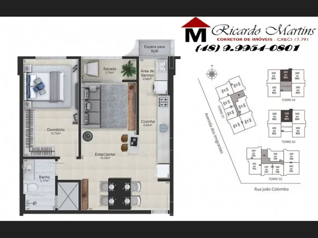 Imagem 12: Pavia Rio Maina Criciúma Apartamento a Venda