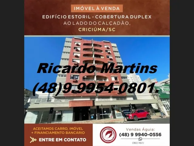 Imagem: Cobertura a Venda no Centro de Criciuma