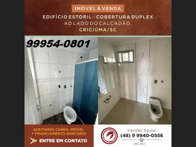Imagem 4: Cobertura a Venda no Centro de Criciuma Estoril