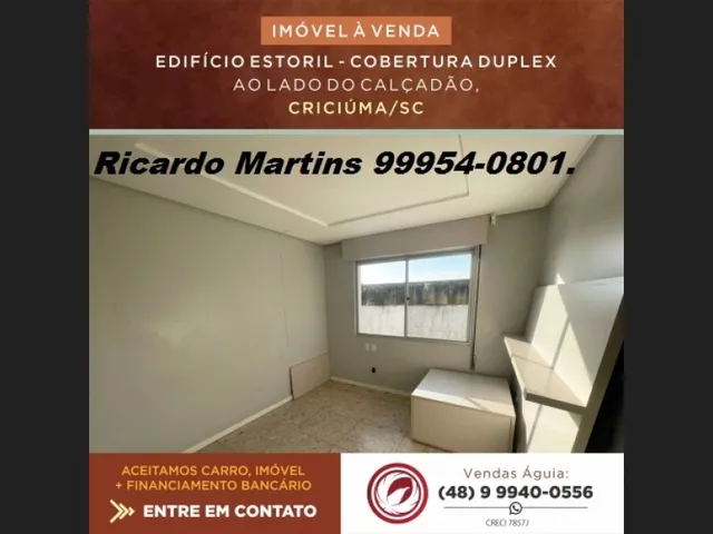 Imagem 8: Cobertura a Venda no Centro de Criciuma Estoril