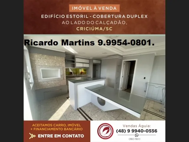 Imagem 3: Cobertura a Venda no Centro de Criciuma Estoril