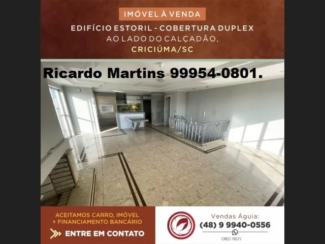Imagem 5: Cobertura a Venda no Centro de Criciuma Estoril