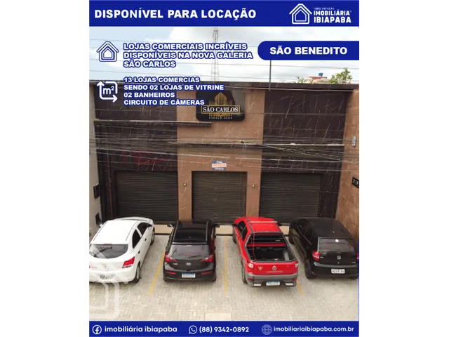 Imagem: Lojas Comerciais Disponíveis na Galeria